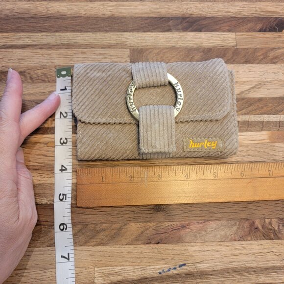 Hurley Tan Corduroy Trifold Wallet - Picture 13 of 15